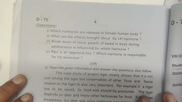 8th Class BIOLOGY | SA-1 QUESTION PAPER 📜 | AYESA HEE PAPER AAYEGA | Watch Before the Exam