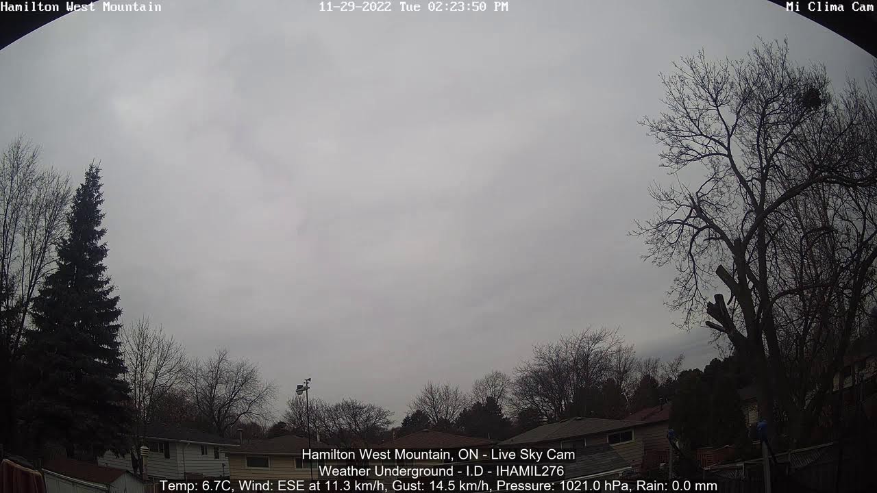 Hamilton W Mountain, ON - Live Weather Sky Cam