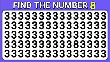 How Good Are Your Eyes 👀 | Find the Odd One Out | Number and letter edition