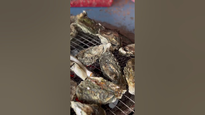 Fresh grilled oysters！ 吃烤生蠔！😋😋#oysters
