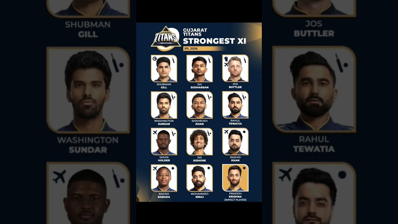 gt playing 11 ipl 2026 