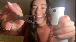 ASMR - 1 Minute Haircut ✨ (very fast)