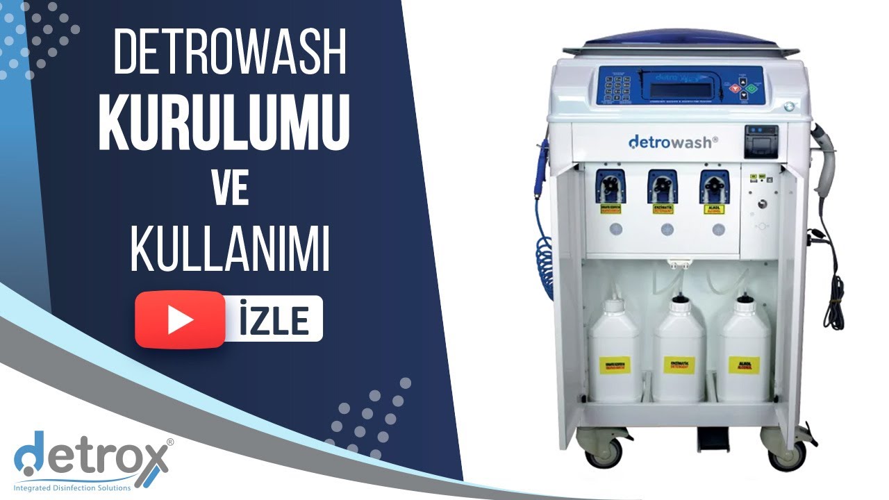Endoskop Yıkama ve Dezenfeksiyon Cihazı Detrowash 6000 8000