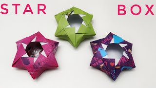 Hexagonal Star Box | Origami  - 1068