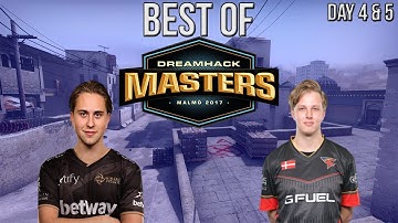 CS:GO - BEST OF DreamHack Masters Malmo Day 4 & 5 (draken 1v3, aizy 1v5)