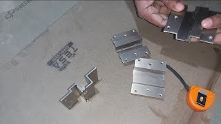 Duck hinges fitting कैसे करते हैं? || L hinges installing method auto hinges fitting (wood work zk)