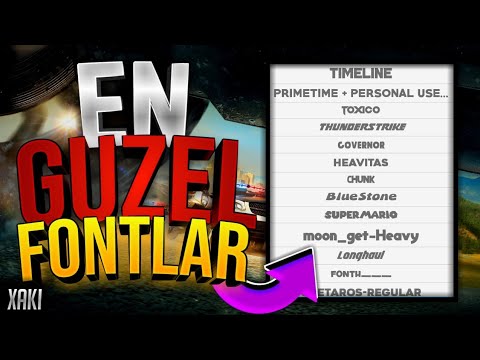 Fontlar En Güzel Fontlar !! Font Pack Android Eğitim Türkçe !! - YouTube