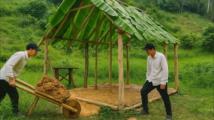 CEO Leaves The City For The Forest | New house Constitution wooden frame erected.