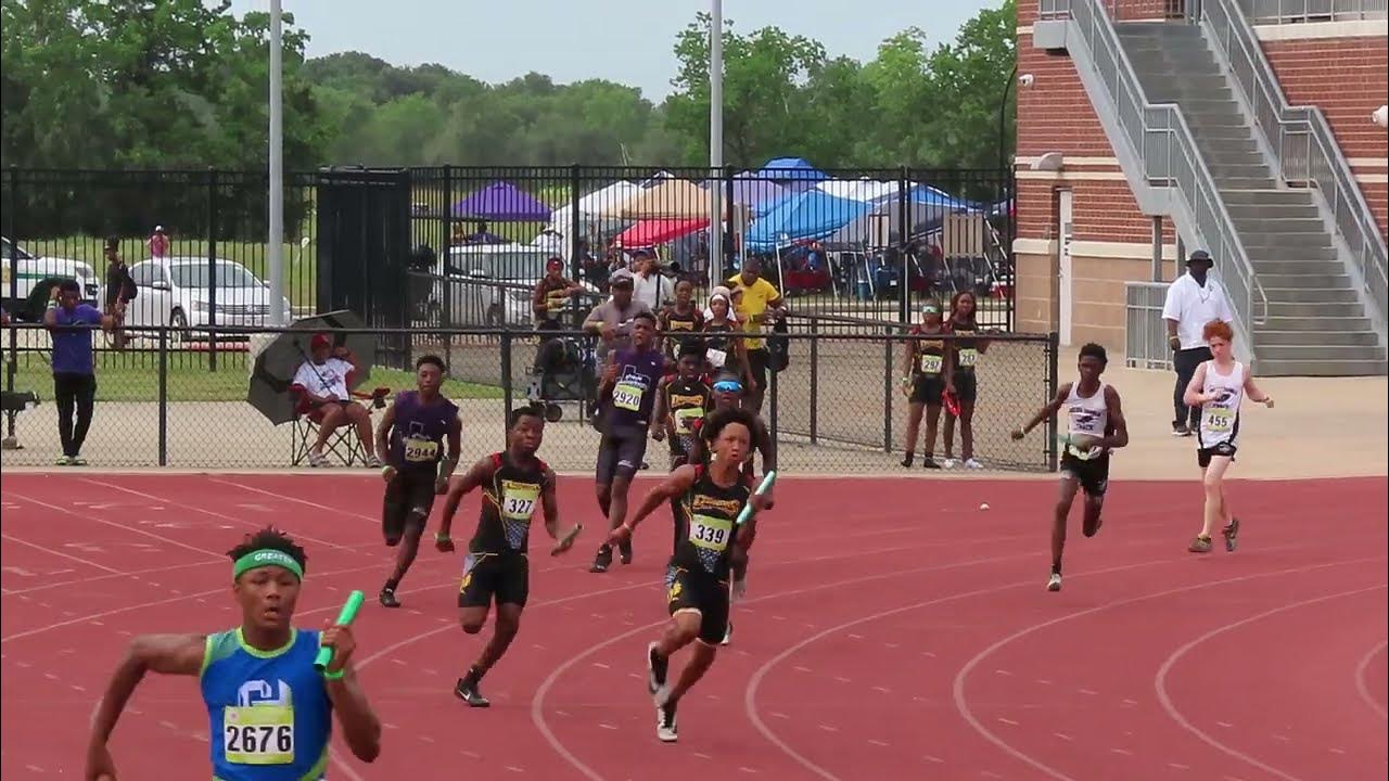 2022 AAU Gulf District Qualifier H Town Hurricanes Boys 13+14 4x100m