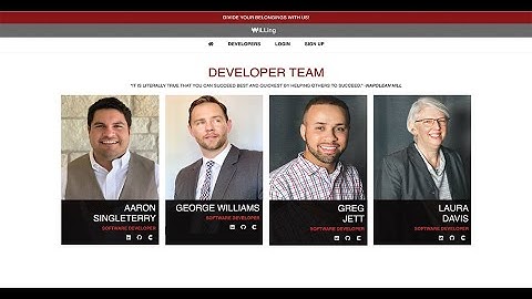 Codeup Web Development Capstone Project - WILLing - Ganymede Cohort