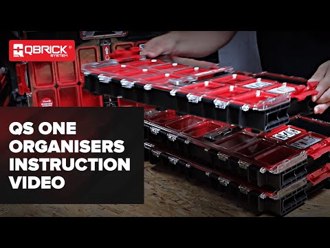 Qbrick System ONE Organizers - organizers for storing workshop accesories