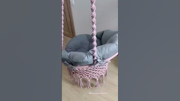 Macrame Swing Chair | Macrame Hammock Swing #macrametutorial #swingchair