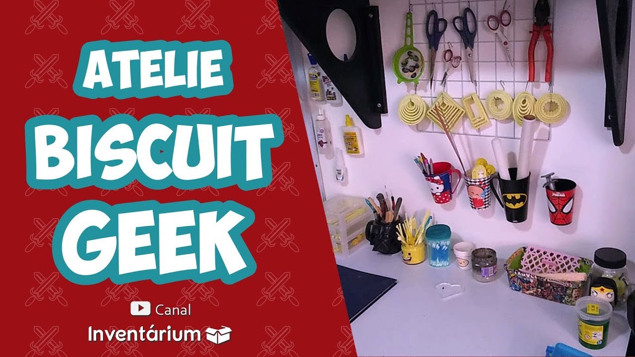 TUOR PELO MEU ATELIE DE BISCUIT GEEK - 