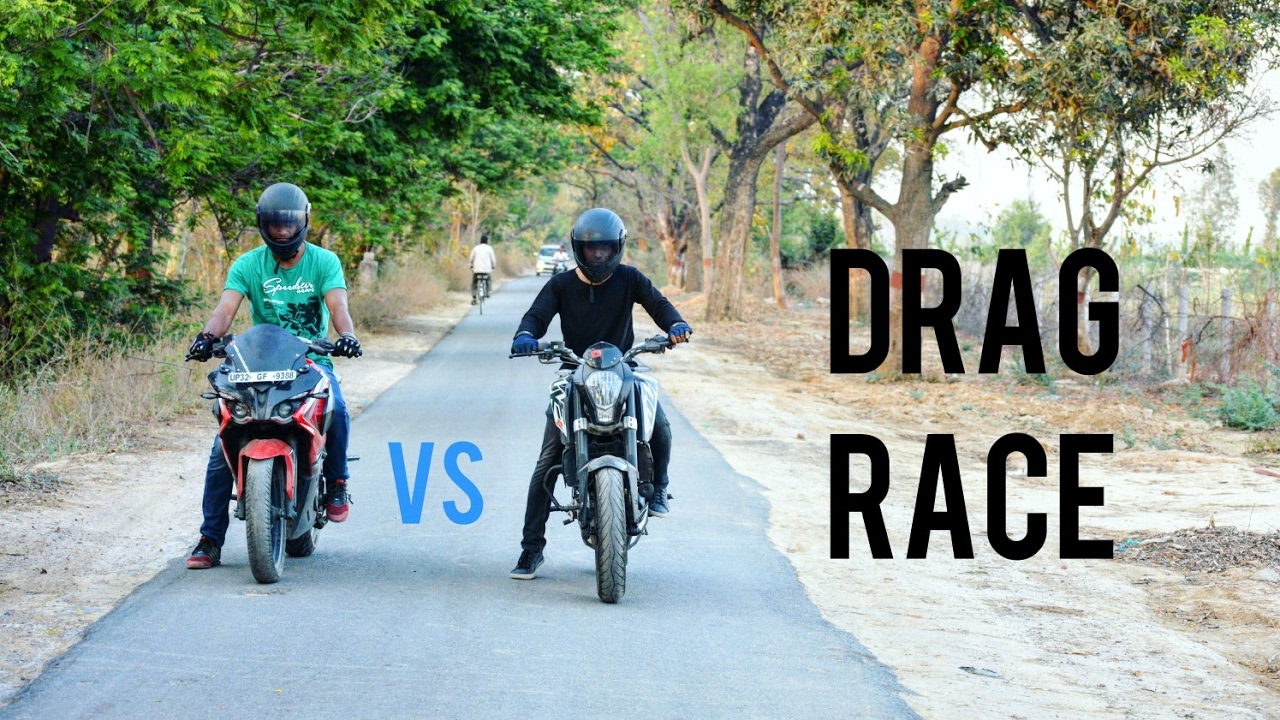 KTM Duke 200 Vs Pulsar RS 200 Drag race YouTube