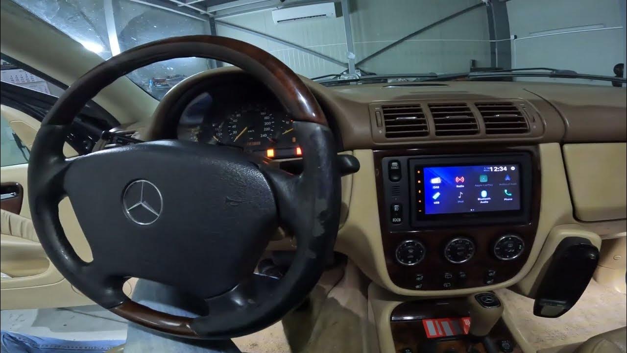 Mercedes ML W163 Pioneer SPHDA160DAB Car Stereo , Ground Zero
