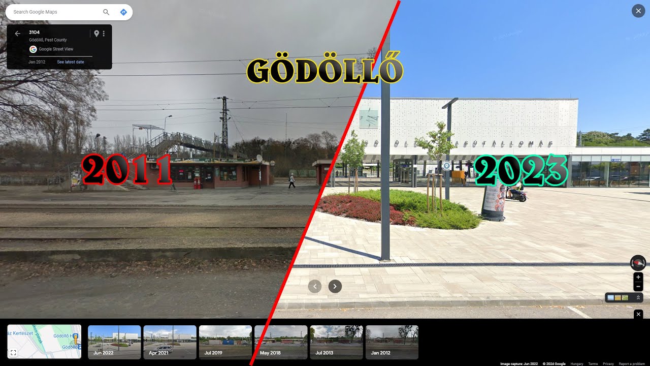 Így változott Gödöllő (2011 vs. 2023)