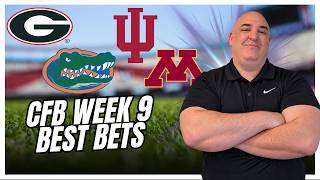 CFB BEST Bets! Florida vs Georgia | Minnesota vs Indiana | College Football Picks Week 9