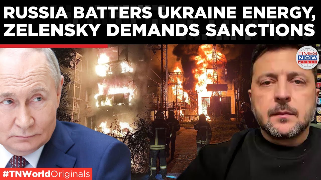UKRAINE ENERGY GRID HIT:  Zel  Confirms Sanctions Push, Links Drop In Strikes To U.S. Pressure
