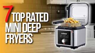 Electric Deep Fryer Mini Deep Fat Fryer Smart Home Fryer Large