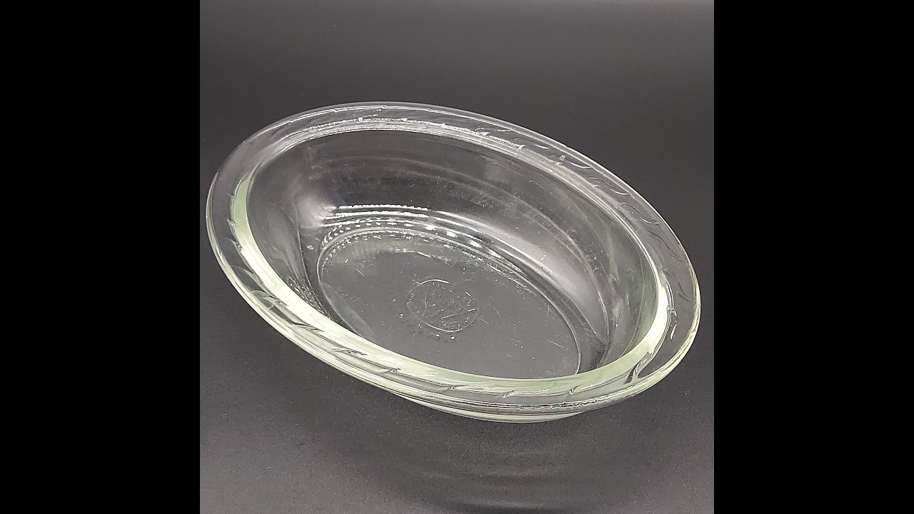 Vintage Phoenix Made In England Clear Glass Oval Pie Dish eBay Demo