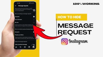Hoe verberg ik een berichtverzoek op Instagram?