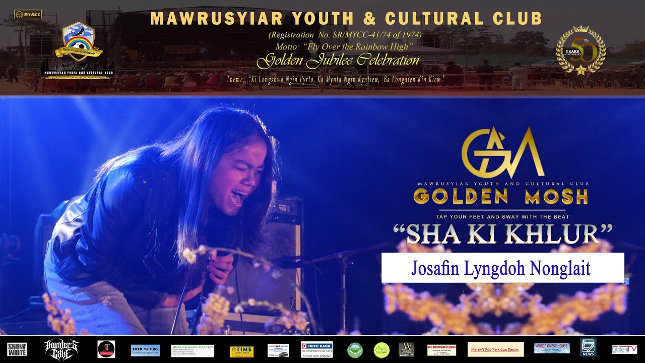 "Sha Ki Khlur", Josafin Lyngdoh Nonglait Live at MYCC GOLDEN MOSH