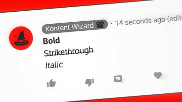 How to Write Bold/Italic/Strikethrough on YouTube Comment(Easy)