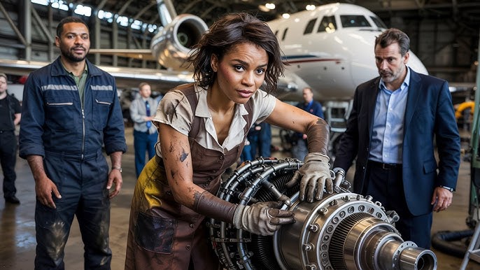 If You Permit, I Will Fix It, No One Could Fix Billionaire's Jet Engine  Until A Homeless Girl Did - YouTube