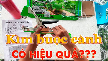 Kìm buộc cành tự động có hiệu quả cho công việc làm vườn của bạn? (Review Tapetool for Gardening)
