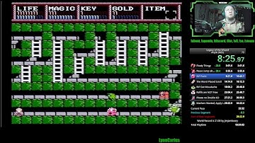 Legacy of the Wizard NES any% speedrun 33:03 by LynnCarius
