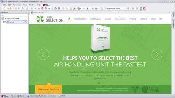 AHU Selection - (Air Handling Unit Selection) - Changing Default 3D View Type