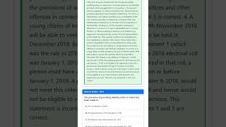 Preparation and Revision of Electoral Rolls