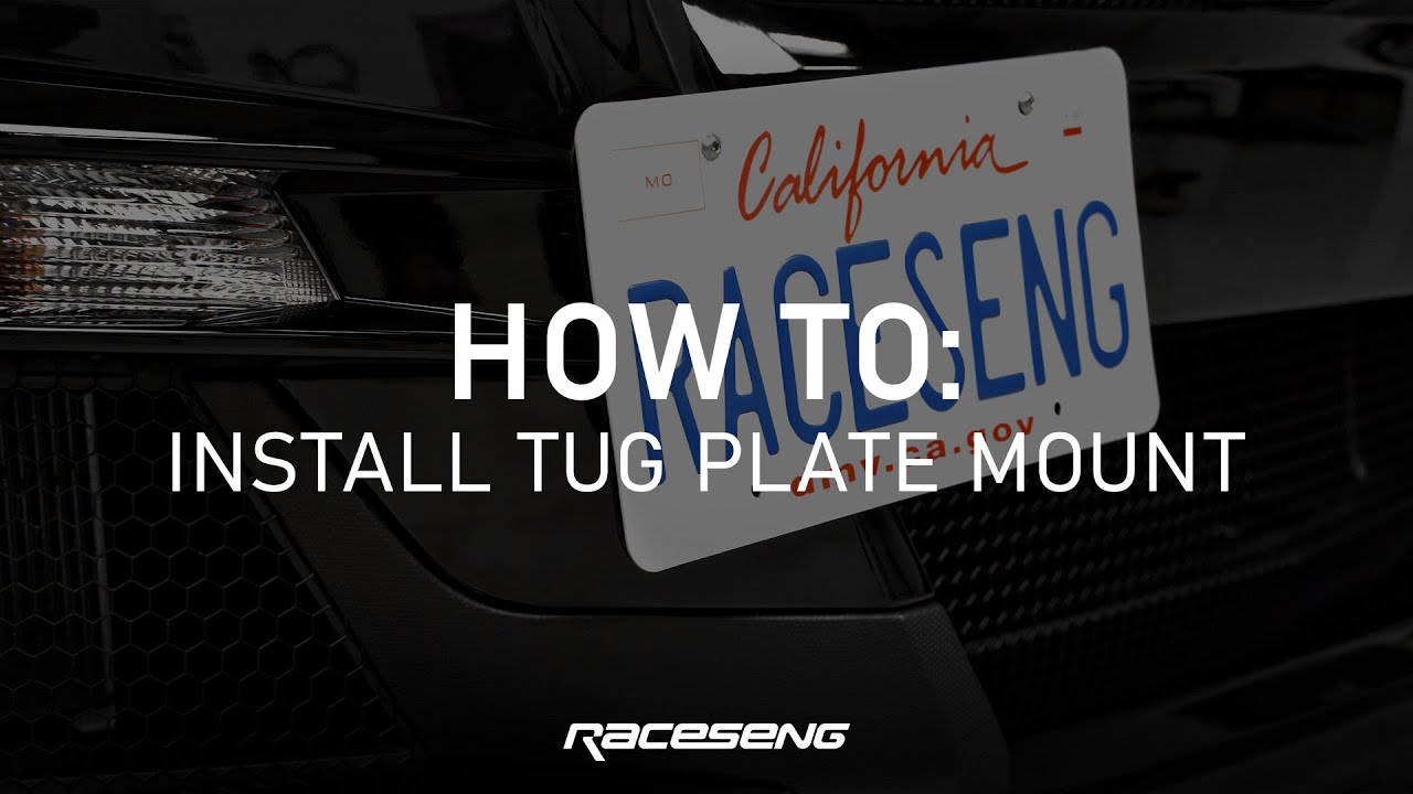 Plates Rearanger HOW TO INSTALL A RACESENG LICENSE PLATE RELOCATOR - YouTube