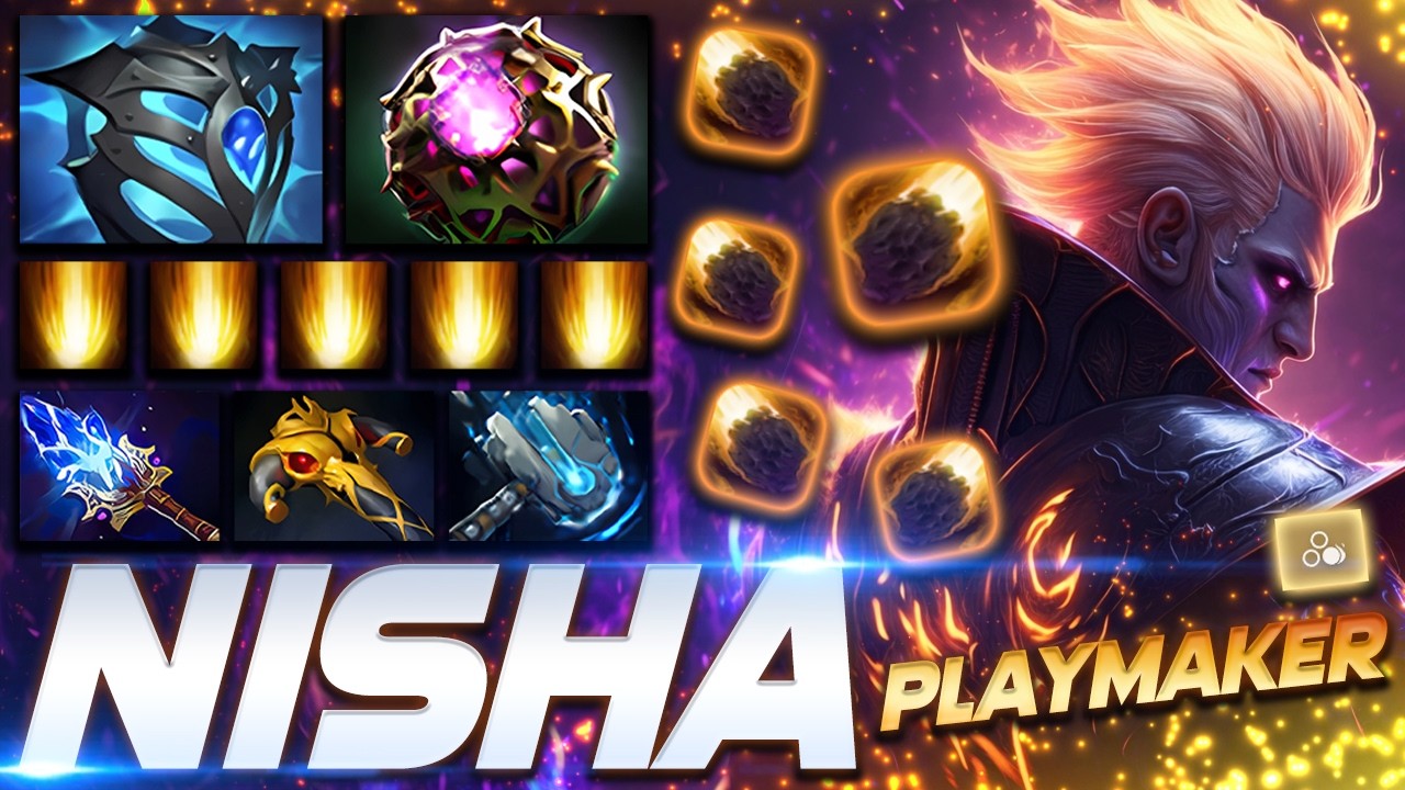Nisha Invoker Playmaker - Dota 2 Pro Gameplay [Watch & Learn]