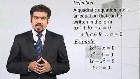 Math - Fsc Part 1 chapter 4 Quadratic Equations- Math