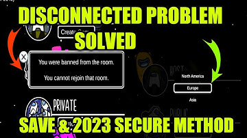 Among Us everytime Best Server 2023 Fixed || Disconnected Problem Solved ||  Save & Secure Method