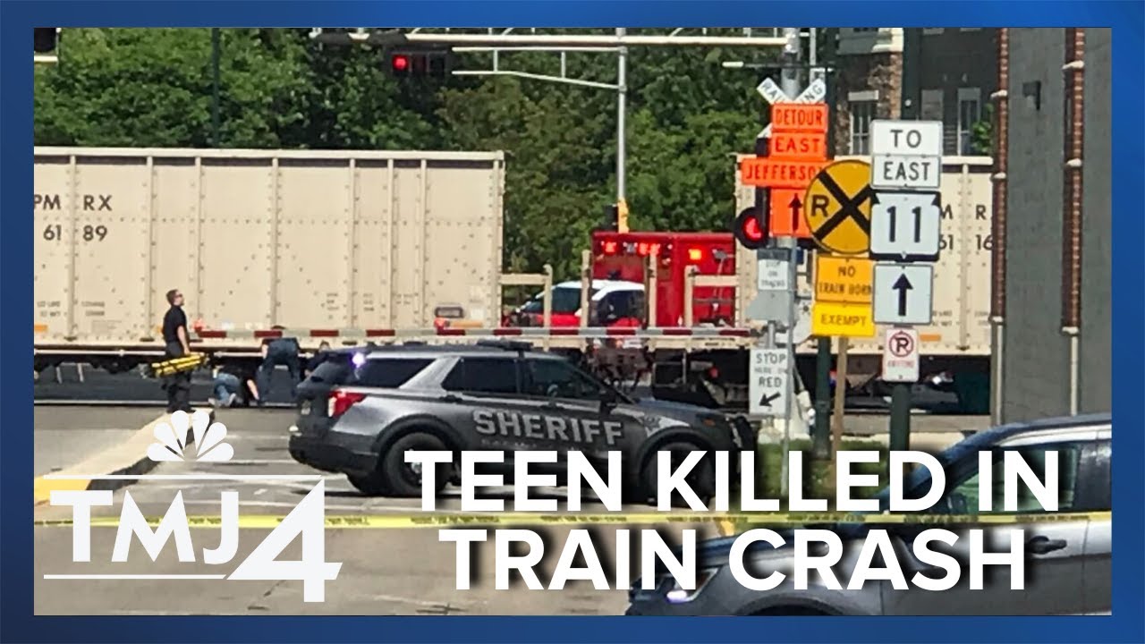 16-year-old boy killed after being struck by train - YouTube