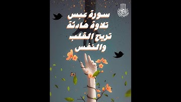 سورة عبس كاملة تلاوة تريح القلب و النفس