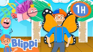 Blippi's Butterfly Princess Song | BLIPPI | Educational Songs For Kids