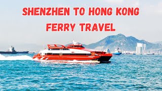 [4K] Ferry from Hong Kong CLK Airport to Shenzhen # Shenzhen Shekou to Hong Kong Ferry Service [4K]