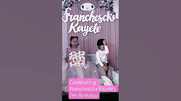 Celebrating Franchescka Kayele S 7th Birthday 