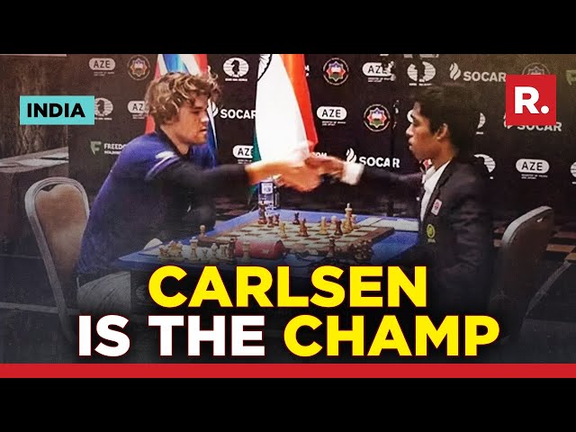 R Praggnanandhaa vs Magnus Carlsen, Chess World Cup final highlights: Pragg  finishes runner-up after Carlsen wins final