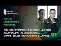 The interoperability Between Learner Records, Digital Credentials, Competencies and Academic Exchnge