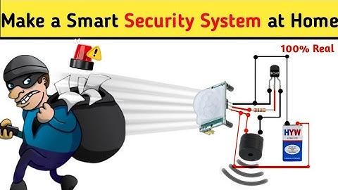 PIR Motion Sensor Alarm | Smart Security Project at Home | Buzzer System DIY