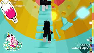 Playing tower of heck and treacherous tower -roblox-