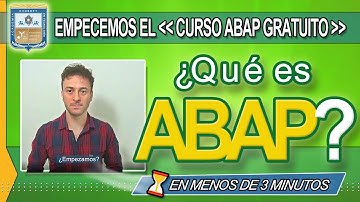 ¿🤔Qué es ABAP? en -3min + 🤯Curso Gratuito en descripción de este video