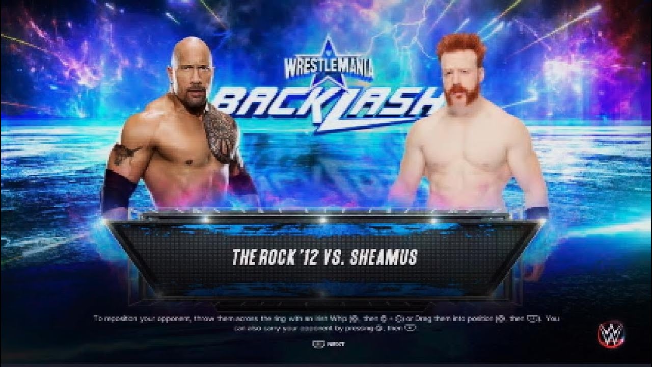 WWE 2K23 | The Rock vs Sheamus
