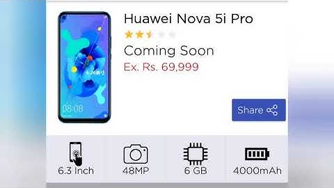 Huawei nova 5i pro giá bao nhiêu năm 2024