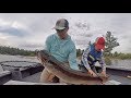 Father and son catch a giant musky