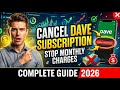 How to Cancel Dave App Subscription 2026